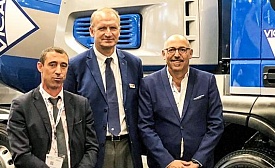 На выставке Intermat Paris компания Transport Jacky Perrenot подписала соглашение на поставку 6 автомобилей Stralis X-WAY NP